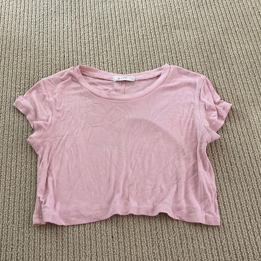 Pink Crop Top